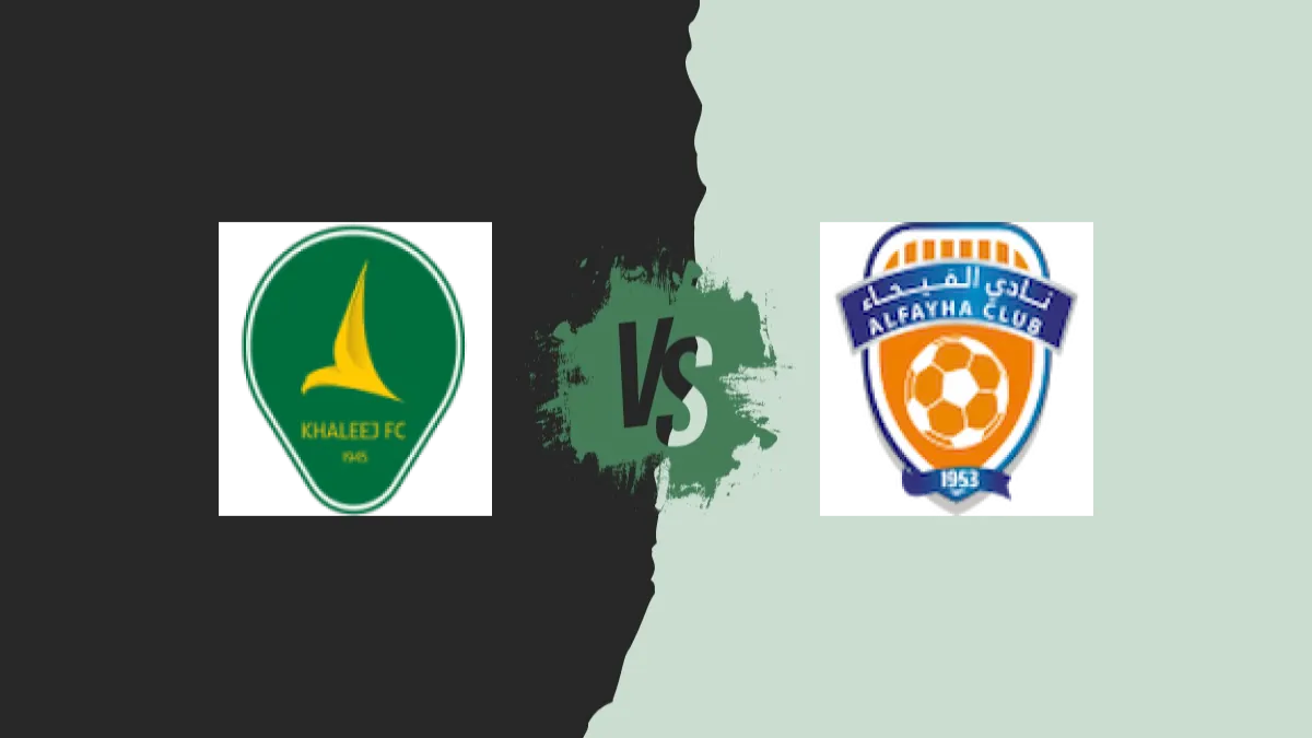 Al Khaleej Saihat vs Al Fayha FC — wedtips
