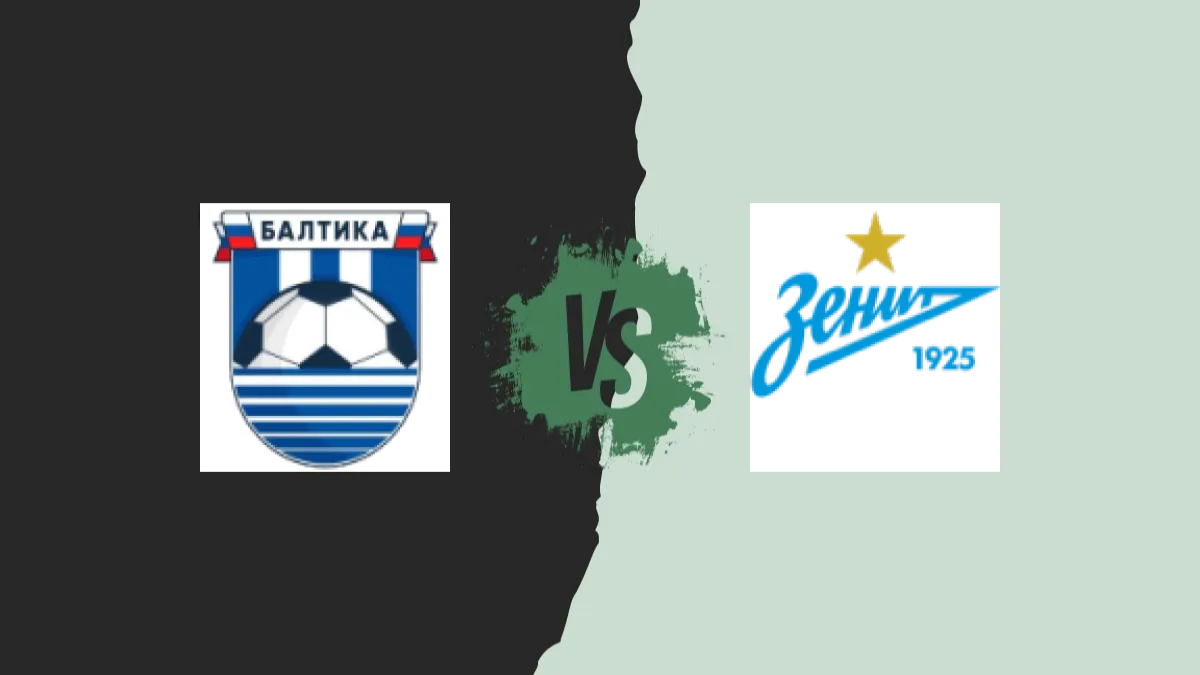 Baltika Kaliningrad vs Zenith St Petersbourg — wedtips
