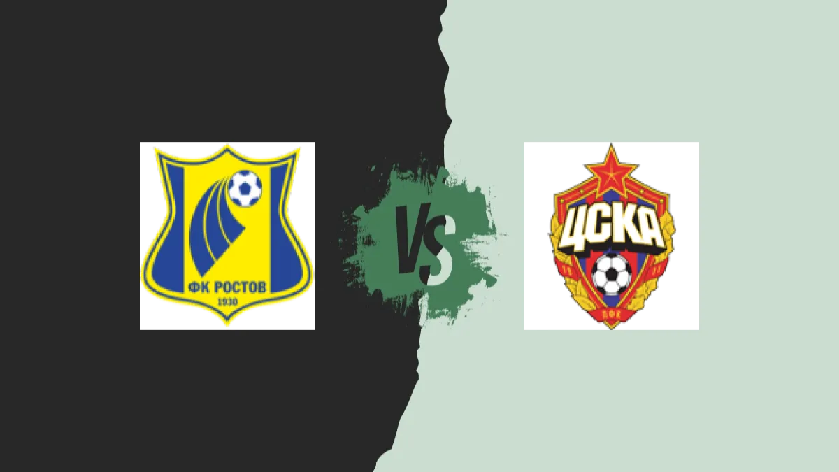 Fk Rosto vs - Cska Moscou — wedtips