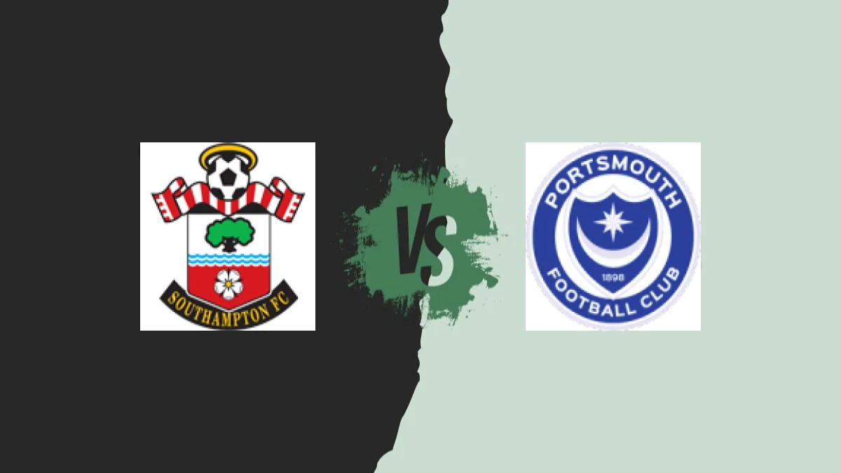 Southampton vs Portsmouth FC — wedtips
